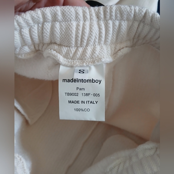 NWOT Madeintomboy Pam Track pants. Unisex. Size S - Picture 9 of 9